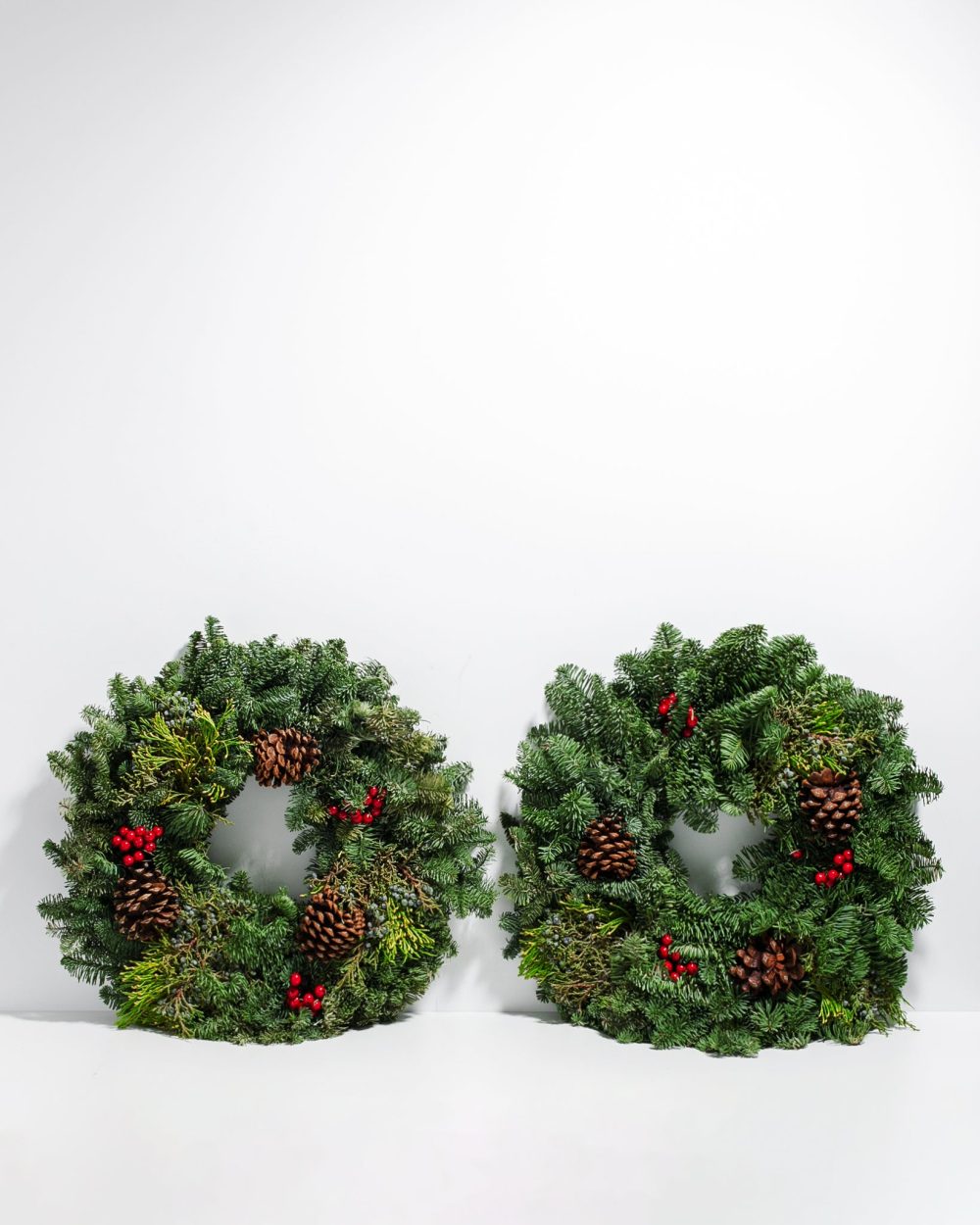 Fresh Cut Noble Fir, Juniper & Cedar Holiday Wreath - Image 6